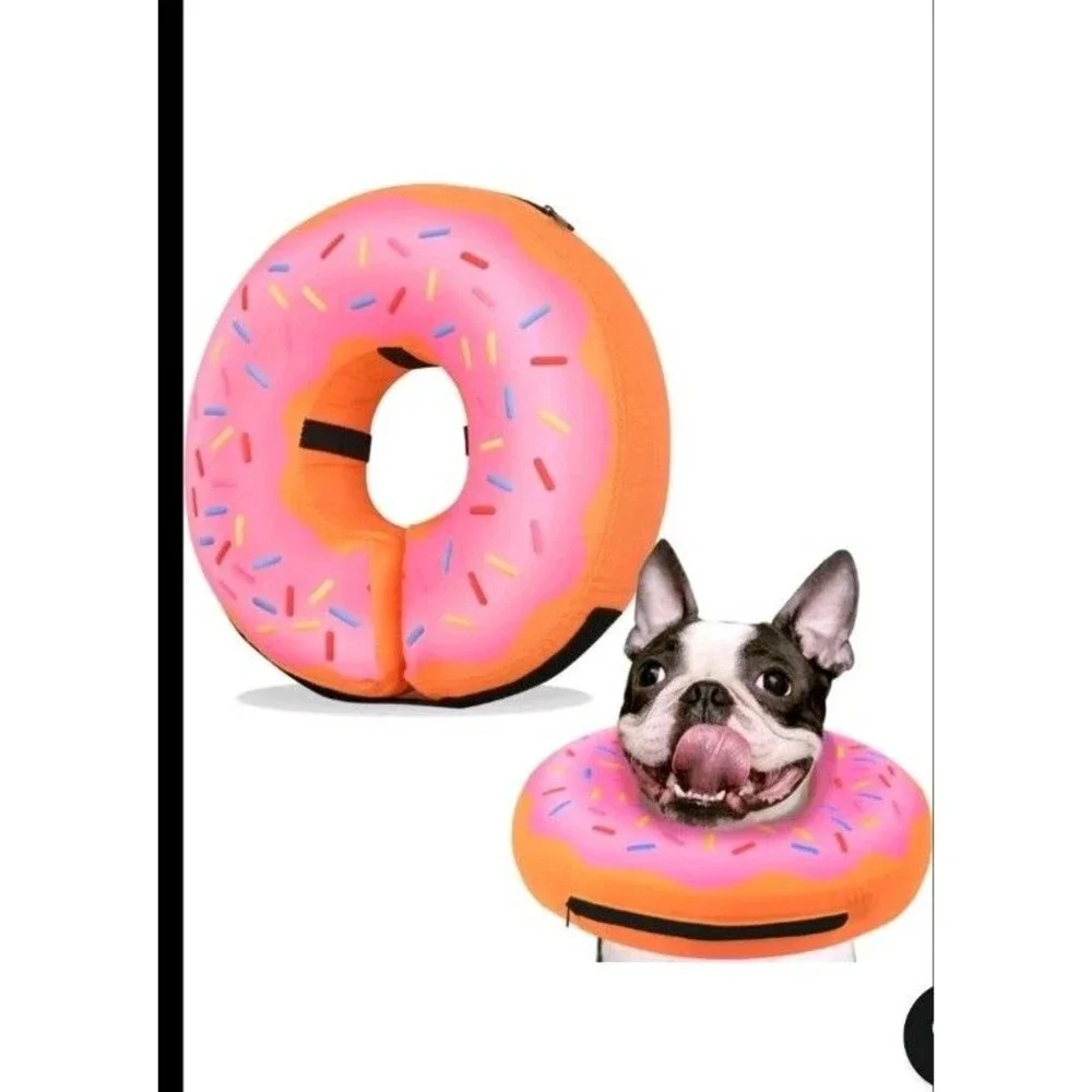 Inflatable Dog Cone Alternative After Surgery Soft Dog Collar Size Large